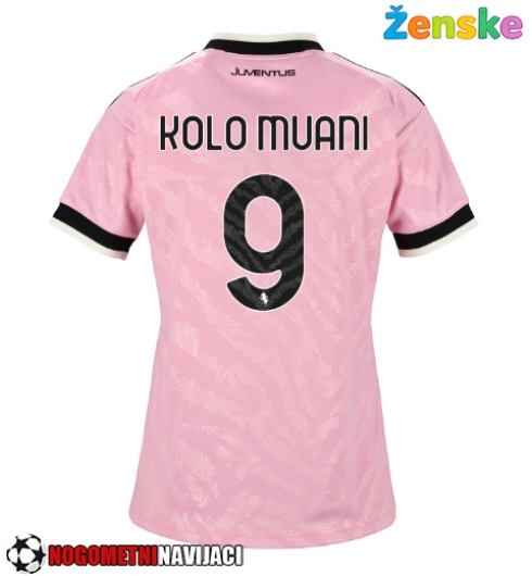 Ženske Nogometnih dresov Juventus Randal Kolo Muani #9 Gostujoči 2026-27 Kratki rokavi Ženske Nogometnih dresov Juventus Randal Kolo Muani #9 Gostujoči 2026-27 Kratki rokavi